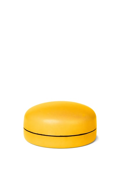 LOEWE Medium box in kipskin Yellow Yolk