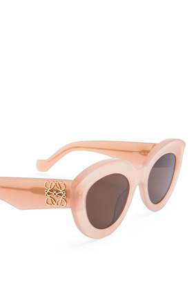 LOEWE Butterfly Anagram sunglasses in acetate Pink Tulip plp_rd