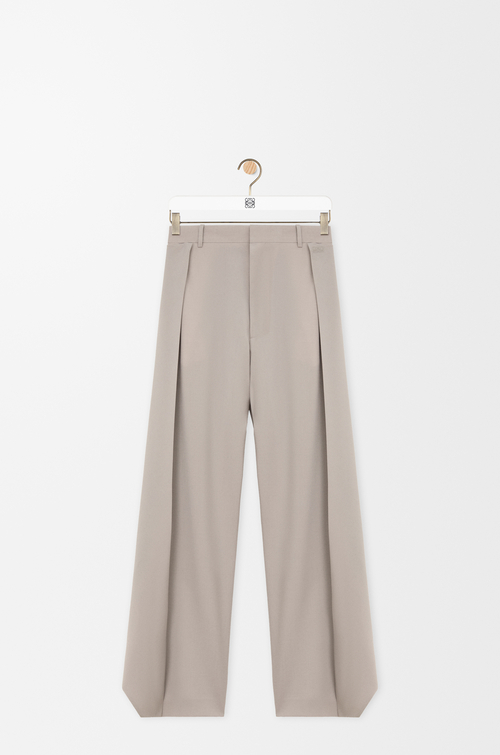 LOEWE Hose aus Wolle Light Taupe