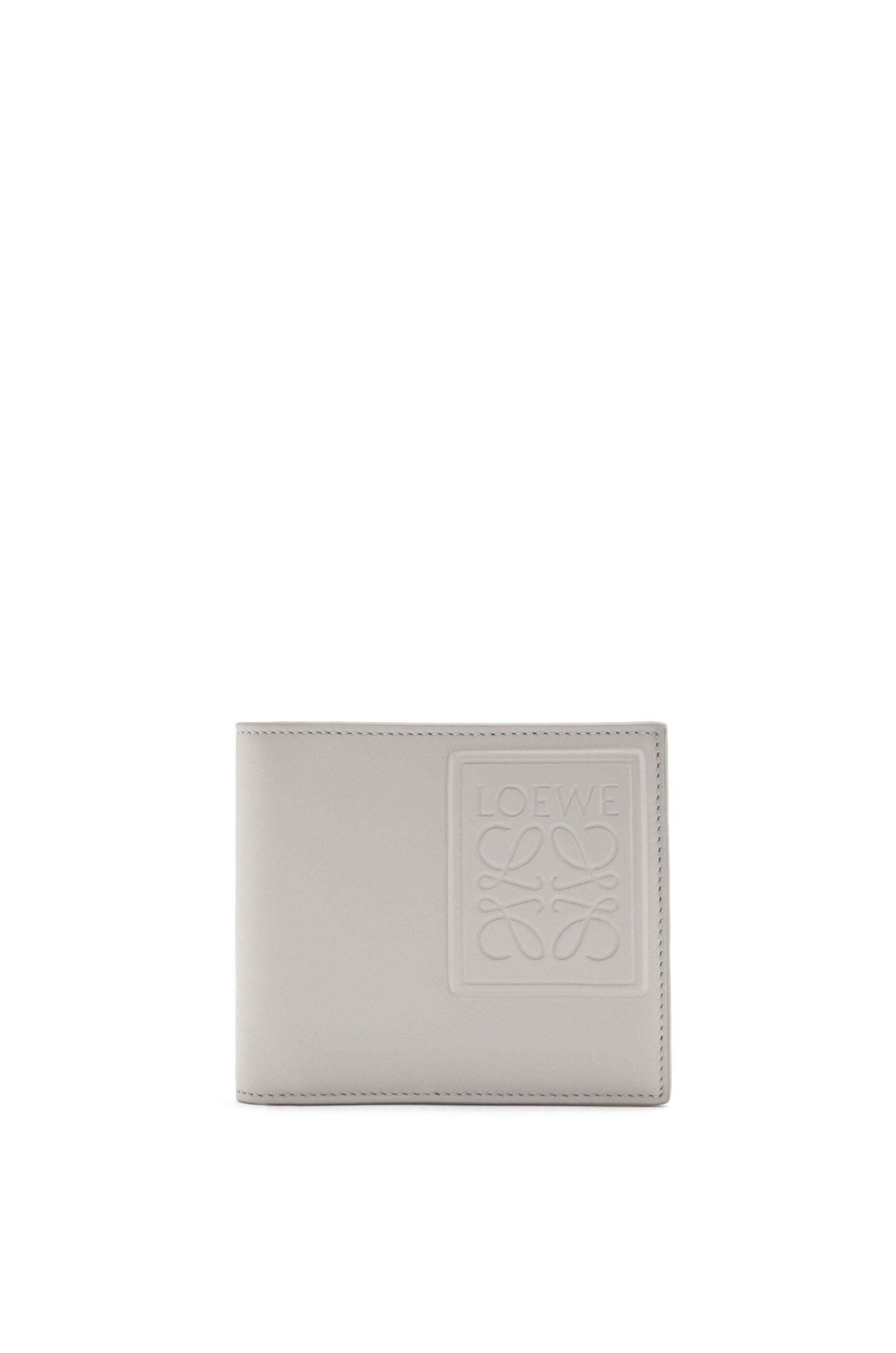 バイフォールド コインウォレット（サテンカーフ） シェルグレー - LOEWE