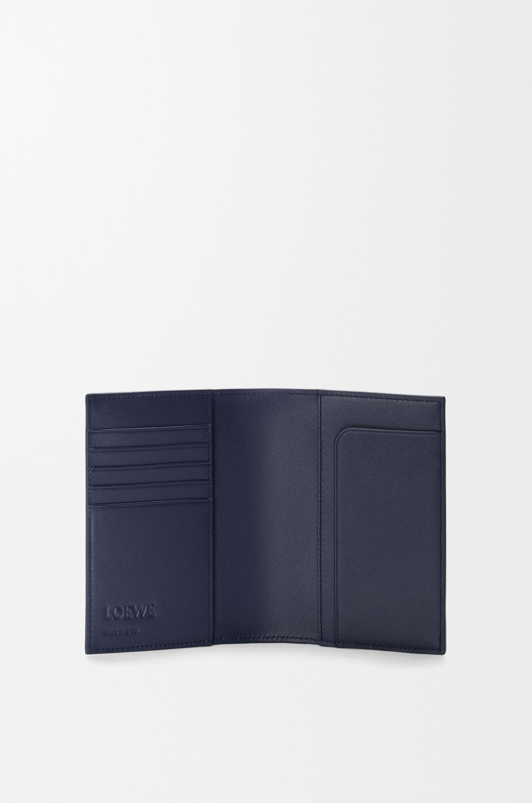 LOEWE ロエベ ネイビー レザー パスポートケース アナグラム パスポートカバー（カーフ） ブルー - ロエベ 日本 公式サイト