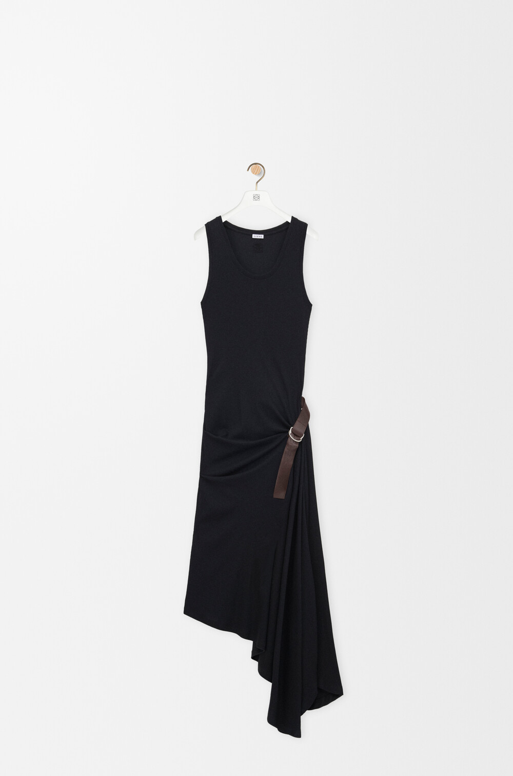 Tank dress in stretch cotton Black - LOEWE USA Official Website