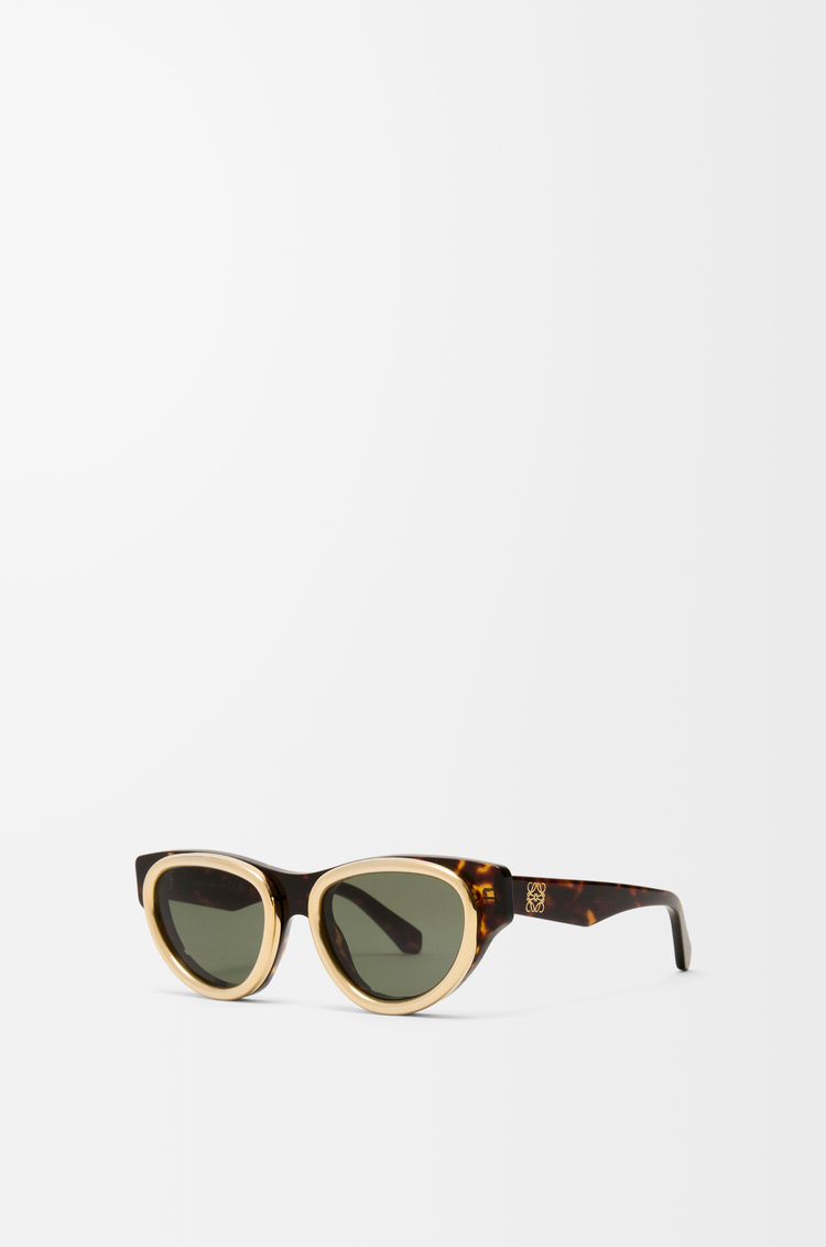 LOEWE Mini Anagram Swan sunglasses New Havana