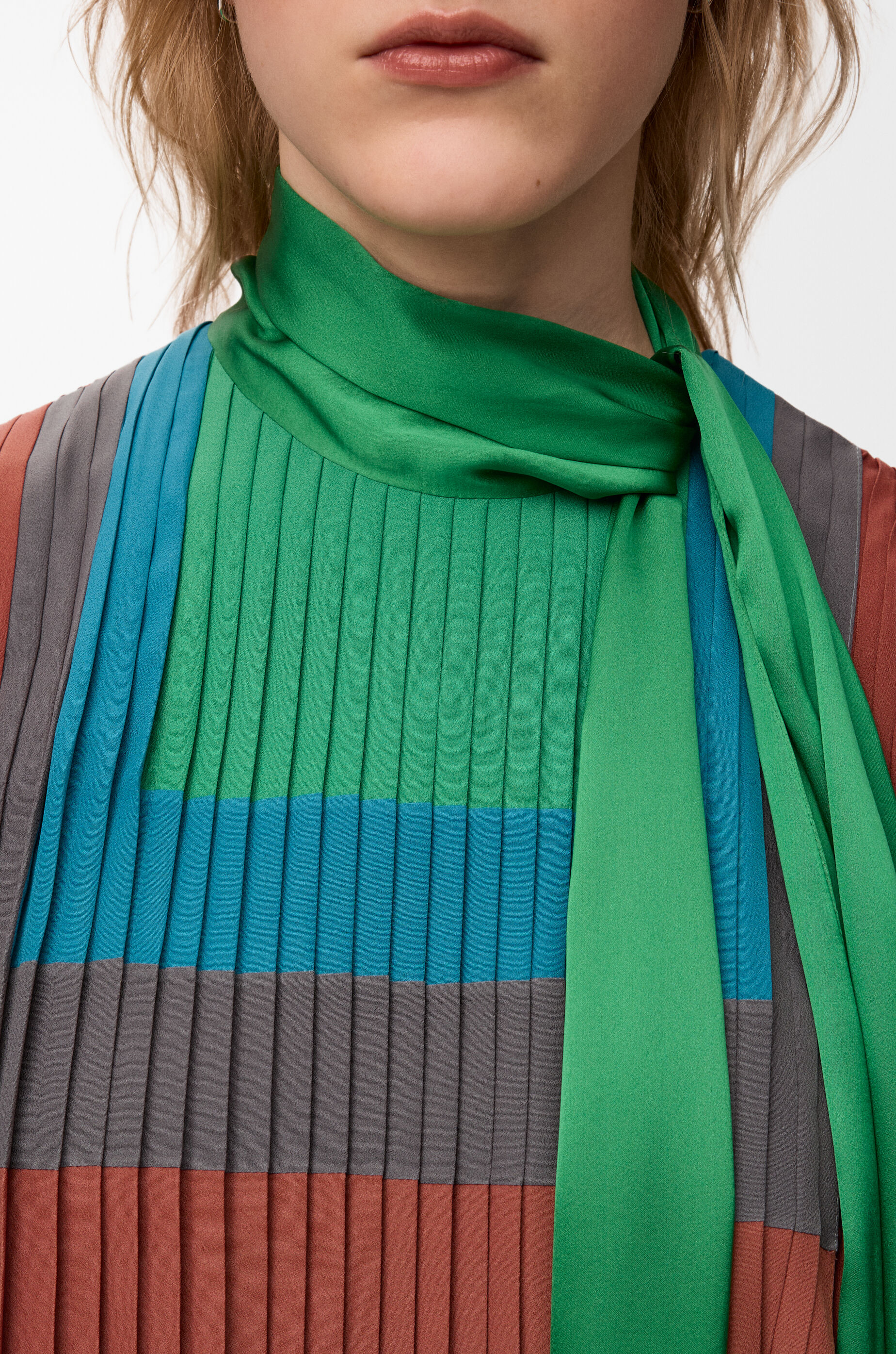 Dress in technical crepe Multicolor - LOEWE