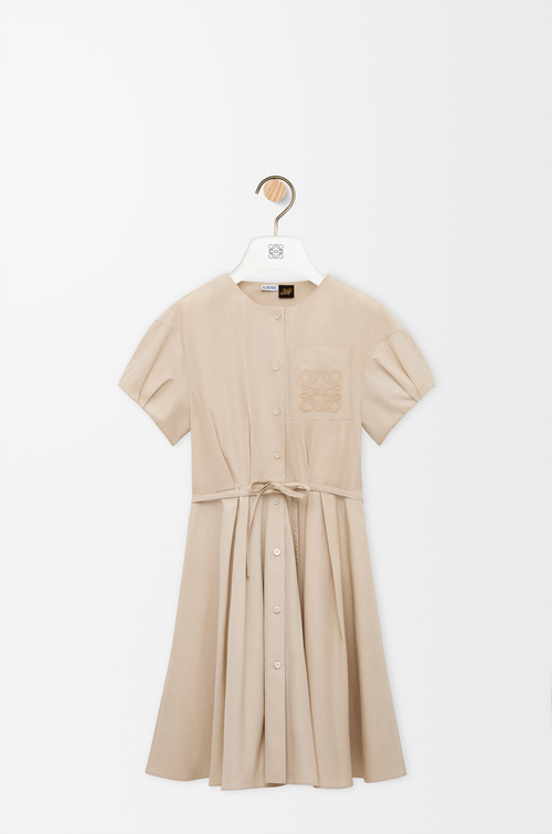 LOEWE シャツ ドレス（コットン） ライトベージュ