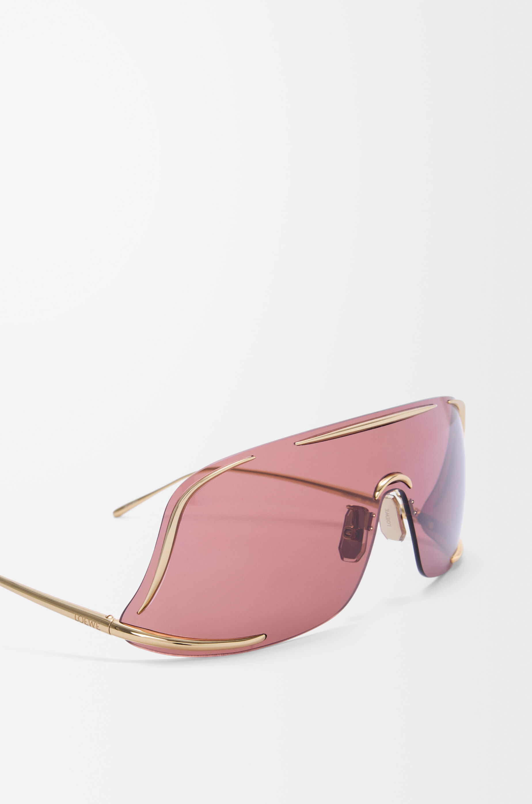 シールド マスク サングラス レッド - LOEWE