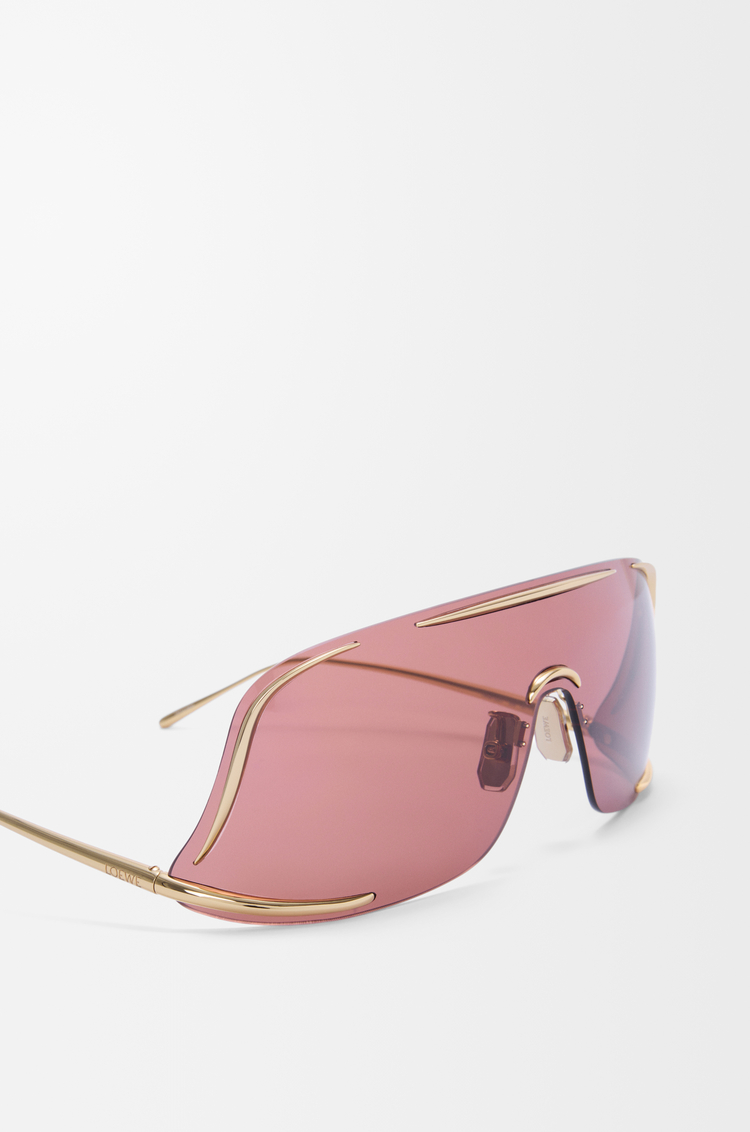 LOEWE Shield Mask sunglasses Burgundy