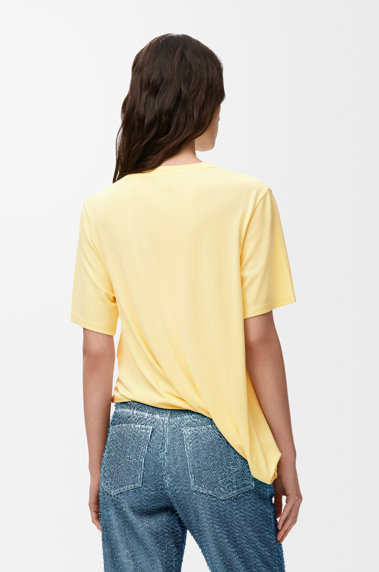 LOEWE Top aus Viskose Hellgelb