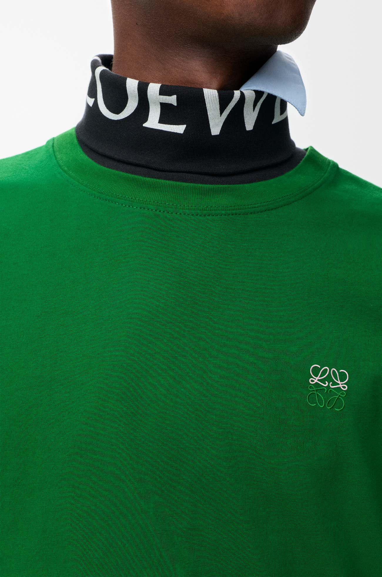 LOEWE Regular fit T-shirt in cotton Green