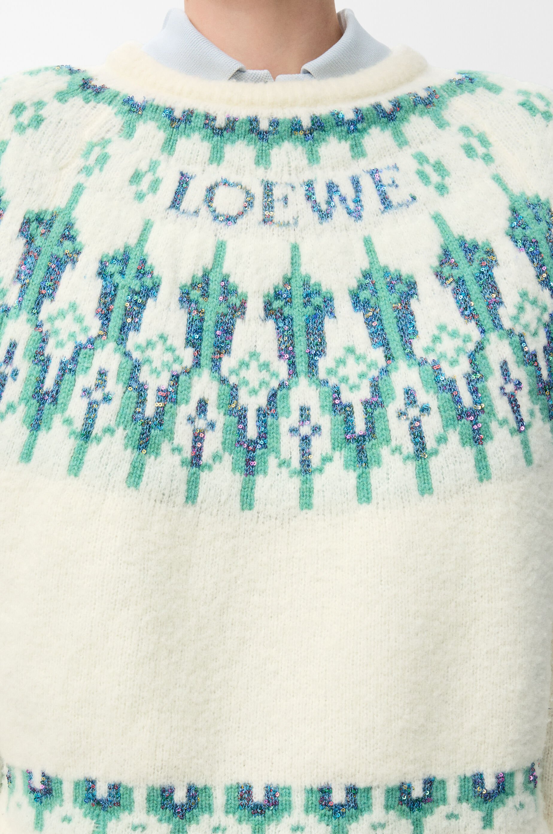 セーター（ウールブレンド） ホワイト - LOEWE Japan official website