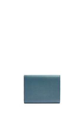 LOEWE Brand trifold 6 cardholder in calfskin Storm Blue/Marble Green plp_rd