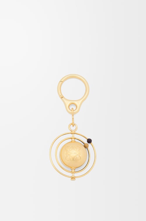 LOEWE Charm Planet Pebble Marrón/Sáhara