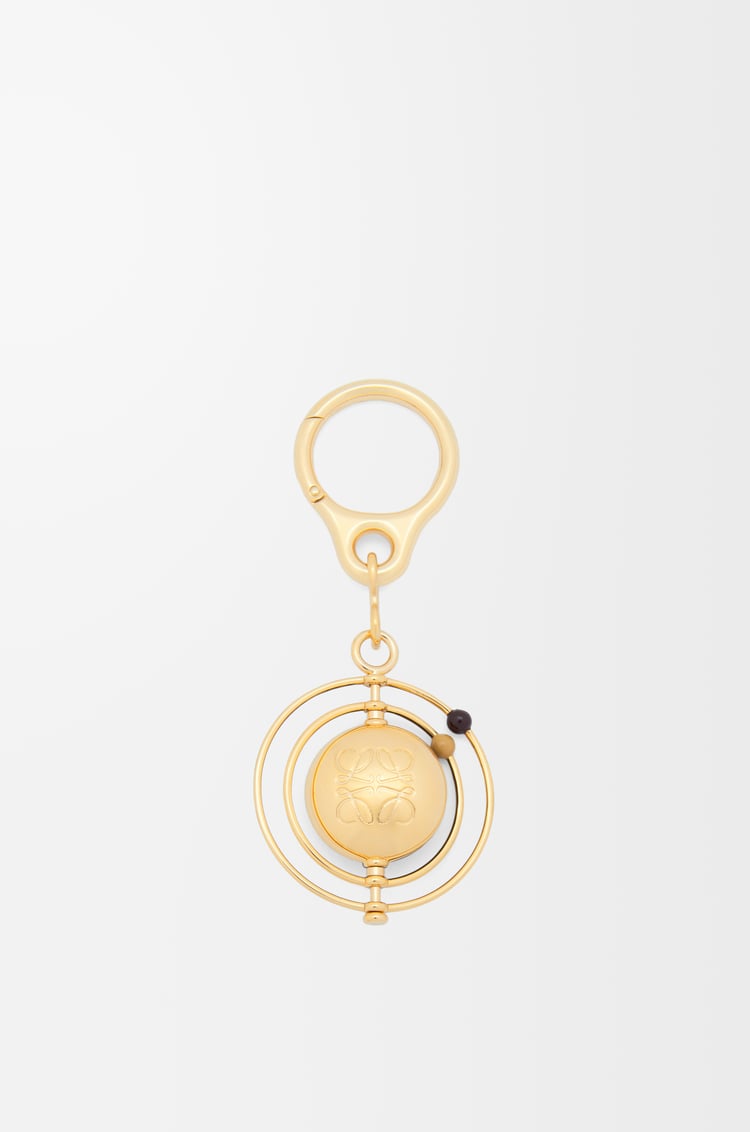 LOEWE Charm Planet Pebble Marrón/Sáhara