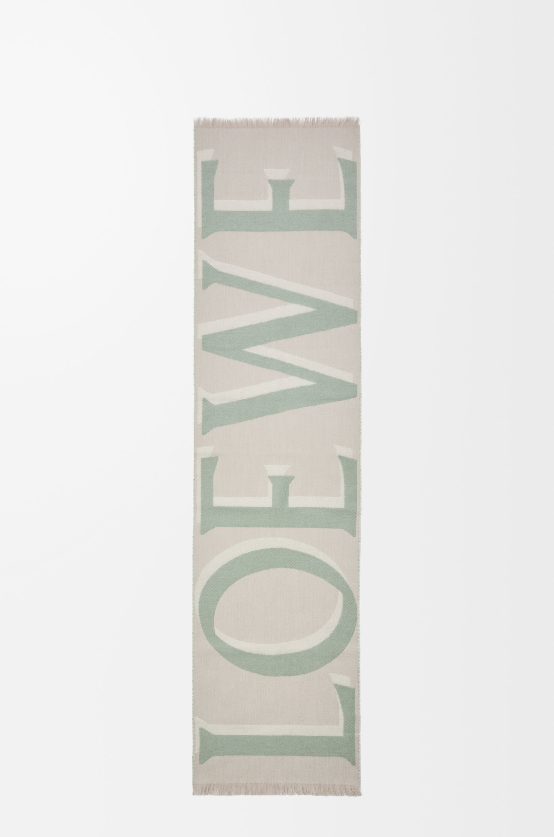 スカーフ（ウール&カシミヤ） ベージュ - LOEWE Japan official website