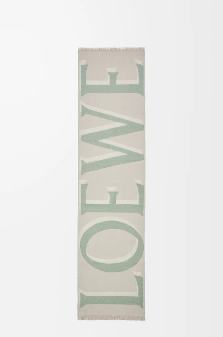 Scarf in wool and cashmere