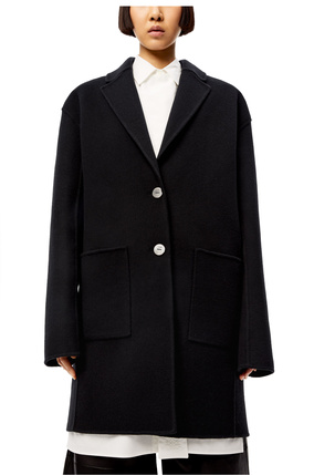 LOEWE Slit jacket in wool and cashmere Black plp_rd