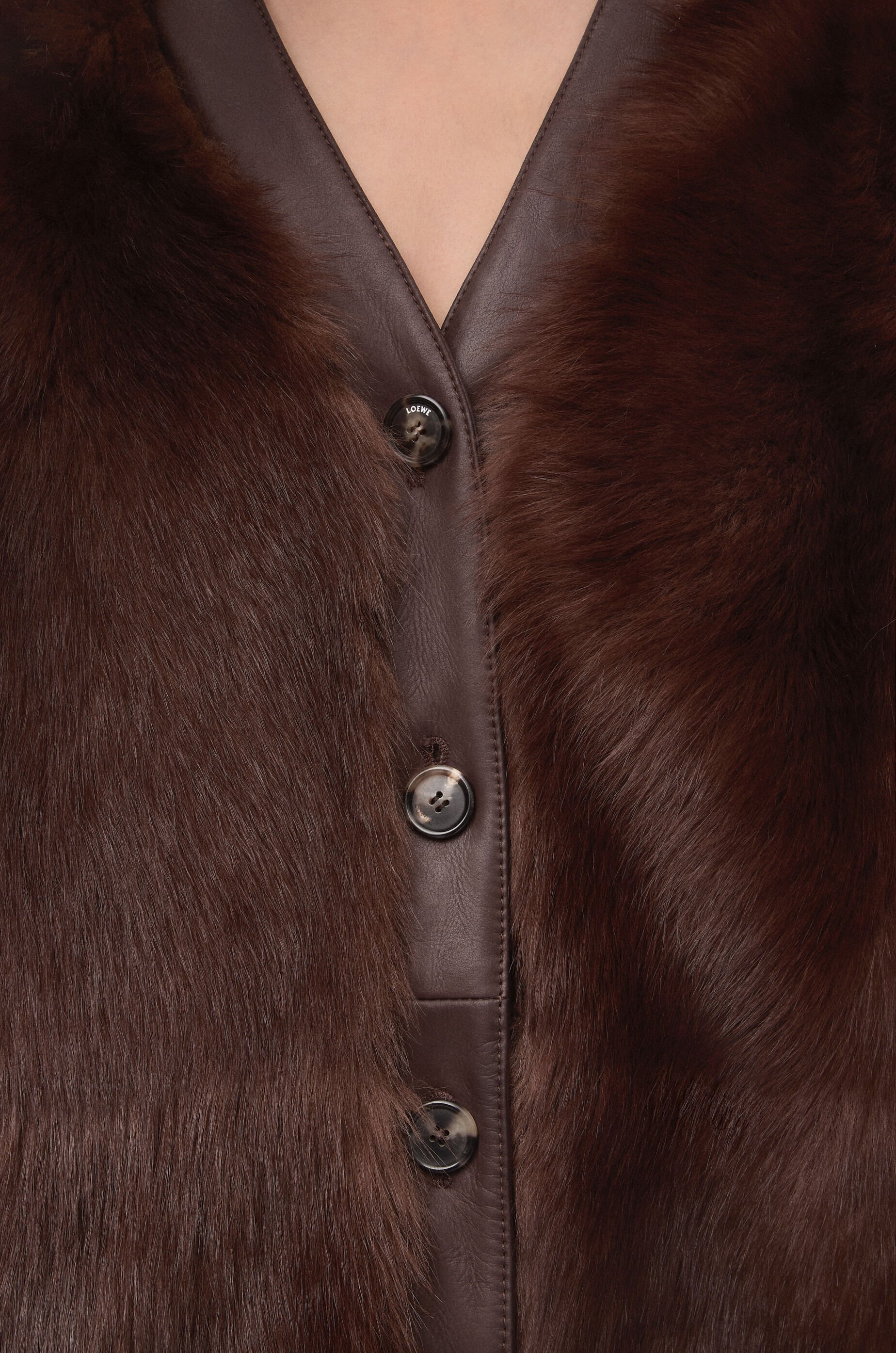 LOEWE ブラウン カーディガン LOEWE ケーブルニット カーディガン | ブラウン | FARFETCH JP