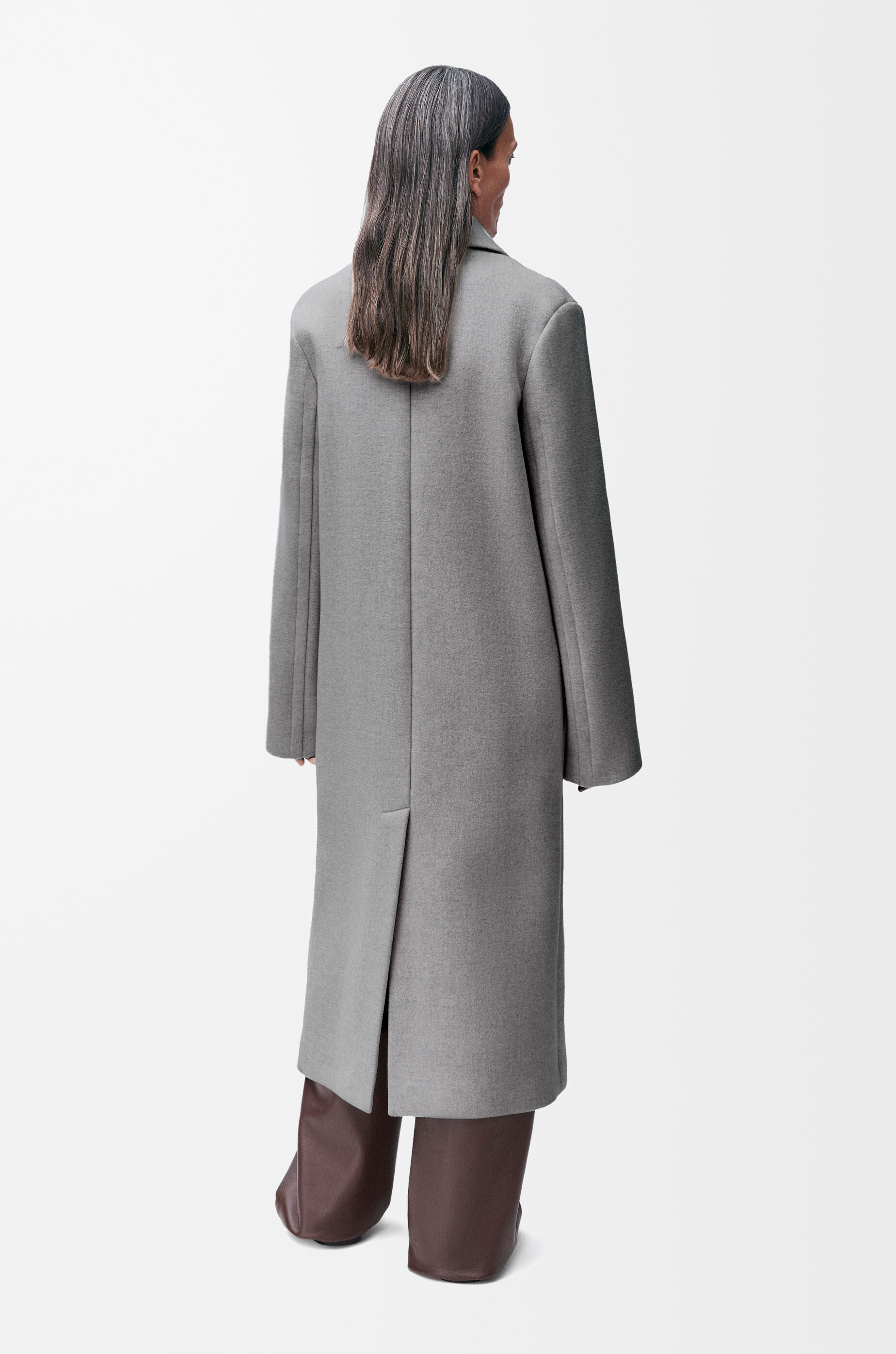 日本全国送料無料商品 | 特集 | ダブルブレスト コート（カシミア） グレー - LOEWE ジャケット・アウター