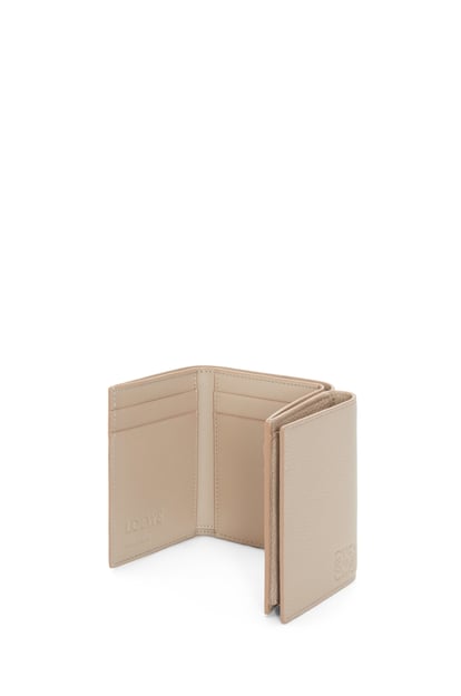 LOEWE Trifold wallet in soft grained calfskin Sand plp_rd