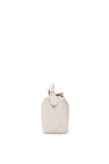 LOEWE Mini Puzzle bag in soft grained calfskin Soft White plp_rd