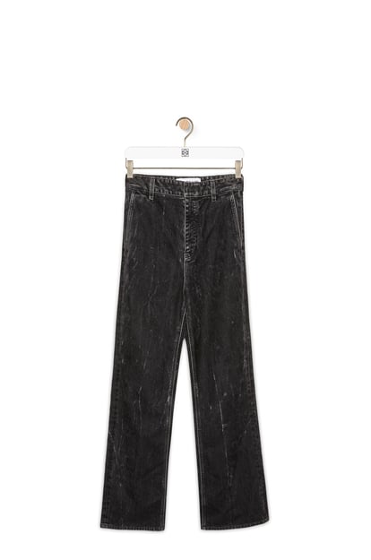 LOEWE Bootleg jeans in denim Charcoal
