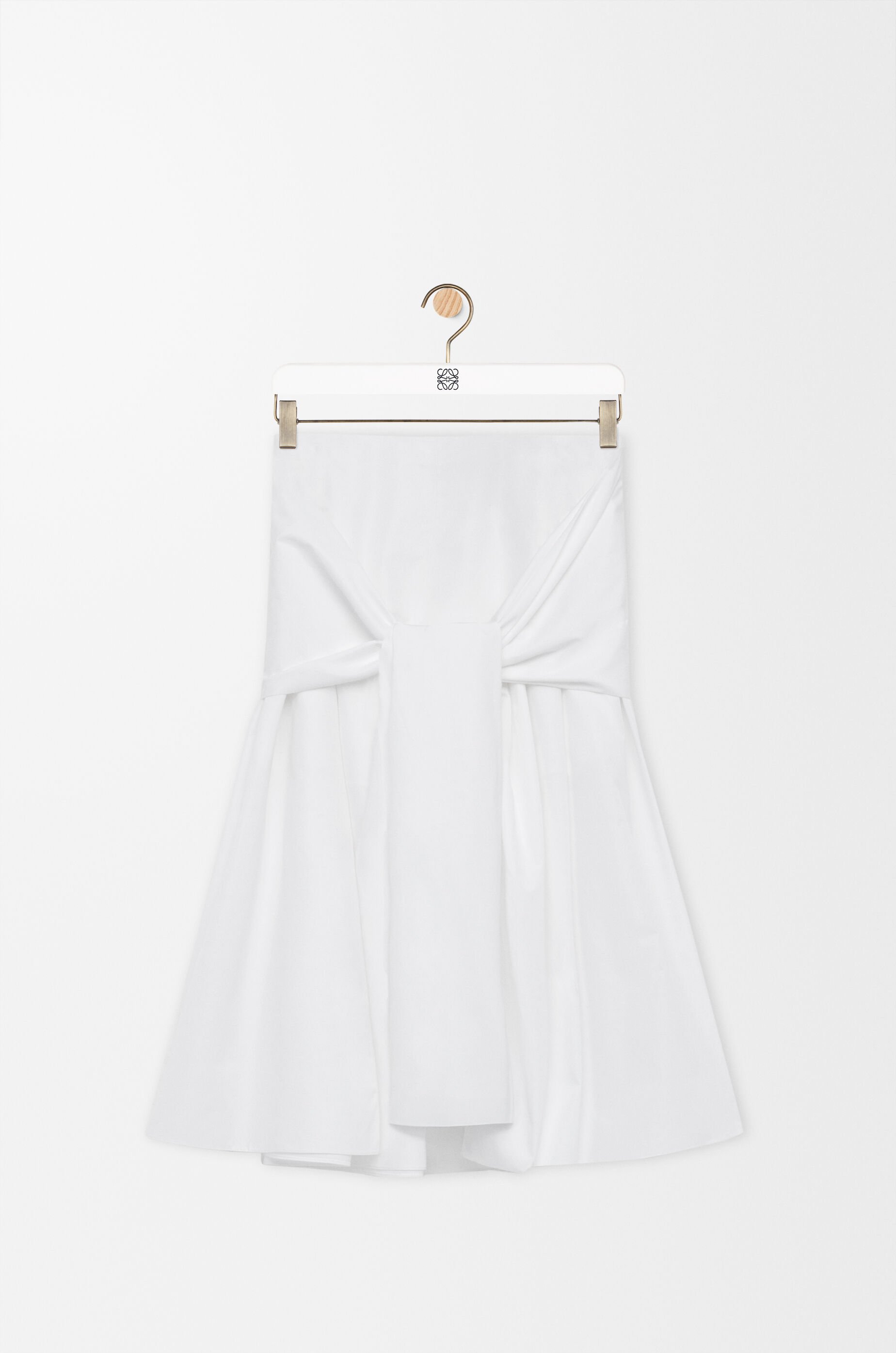 Wrap skirt in cotton White - LOEWE