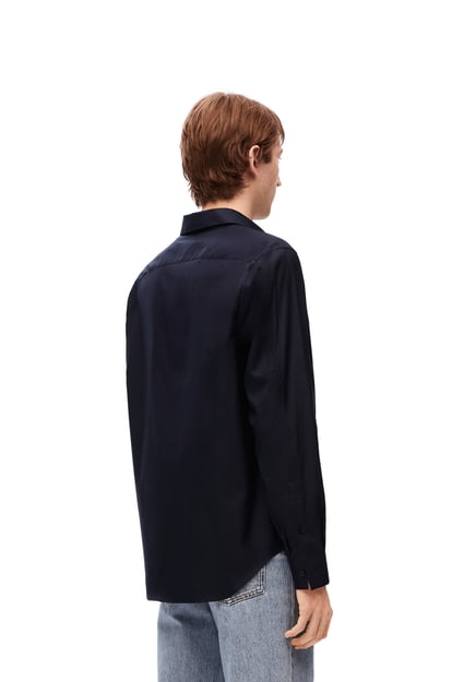 LOEWE Camisa en algodón Azul Oscuro plp_rd