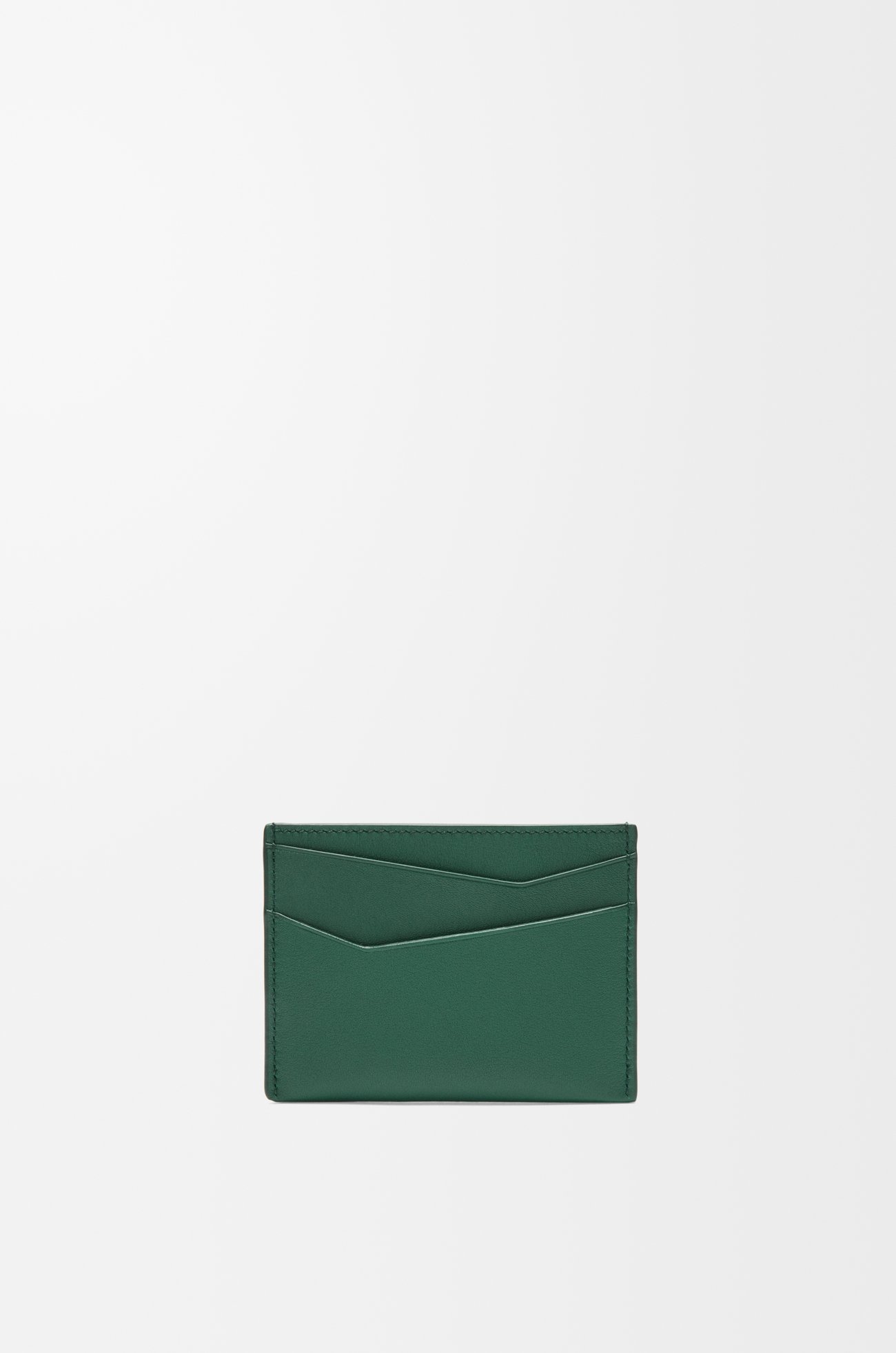 LOEWE Puzzle plain cardholder in classic calfskin Evergreen plp_rd