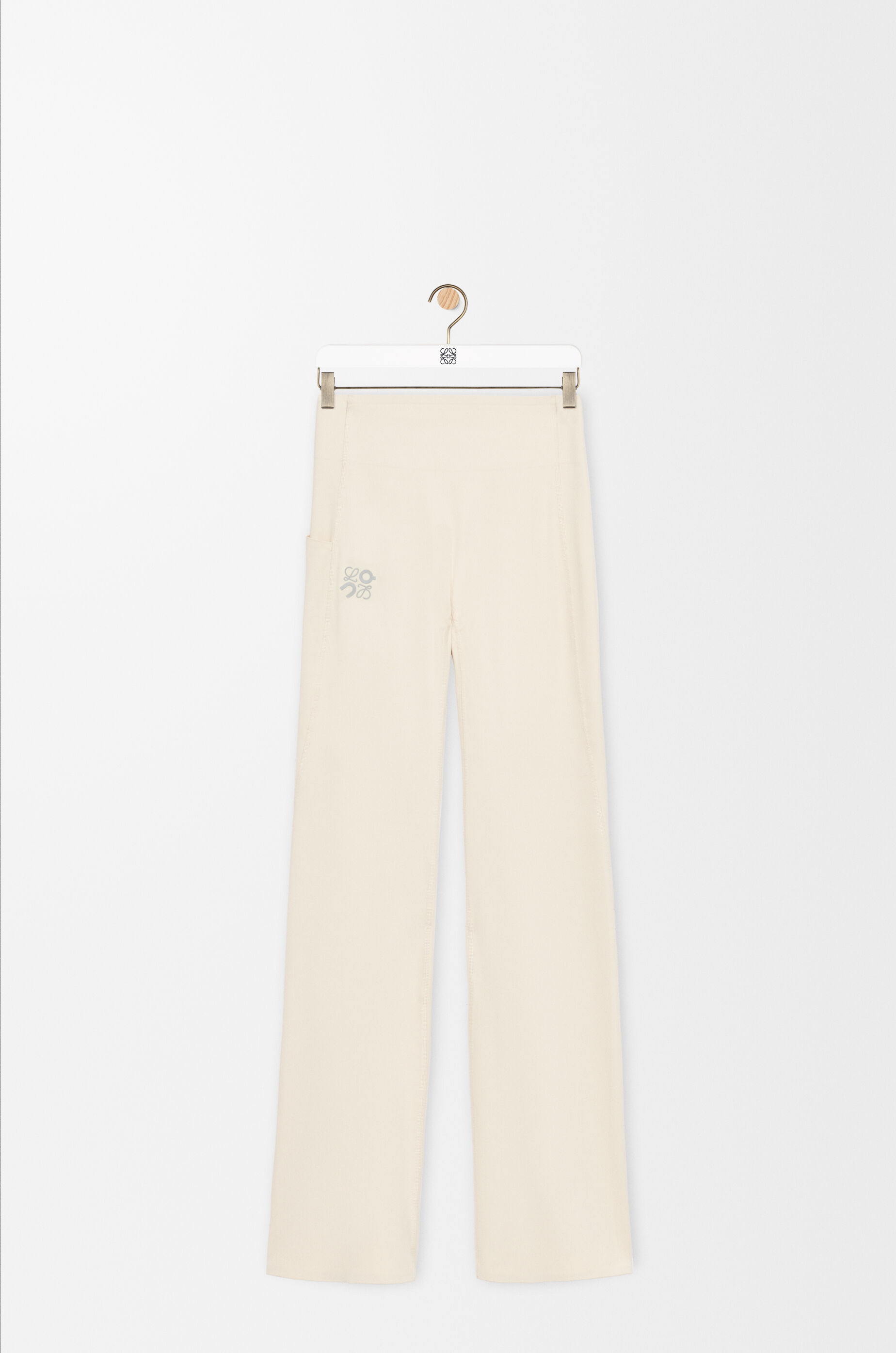 ソフト ブーツカット パンツ（テクニカルジャージー） ベージュ - LOEWE