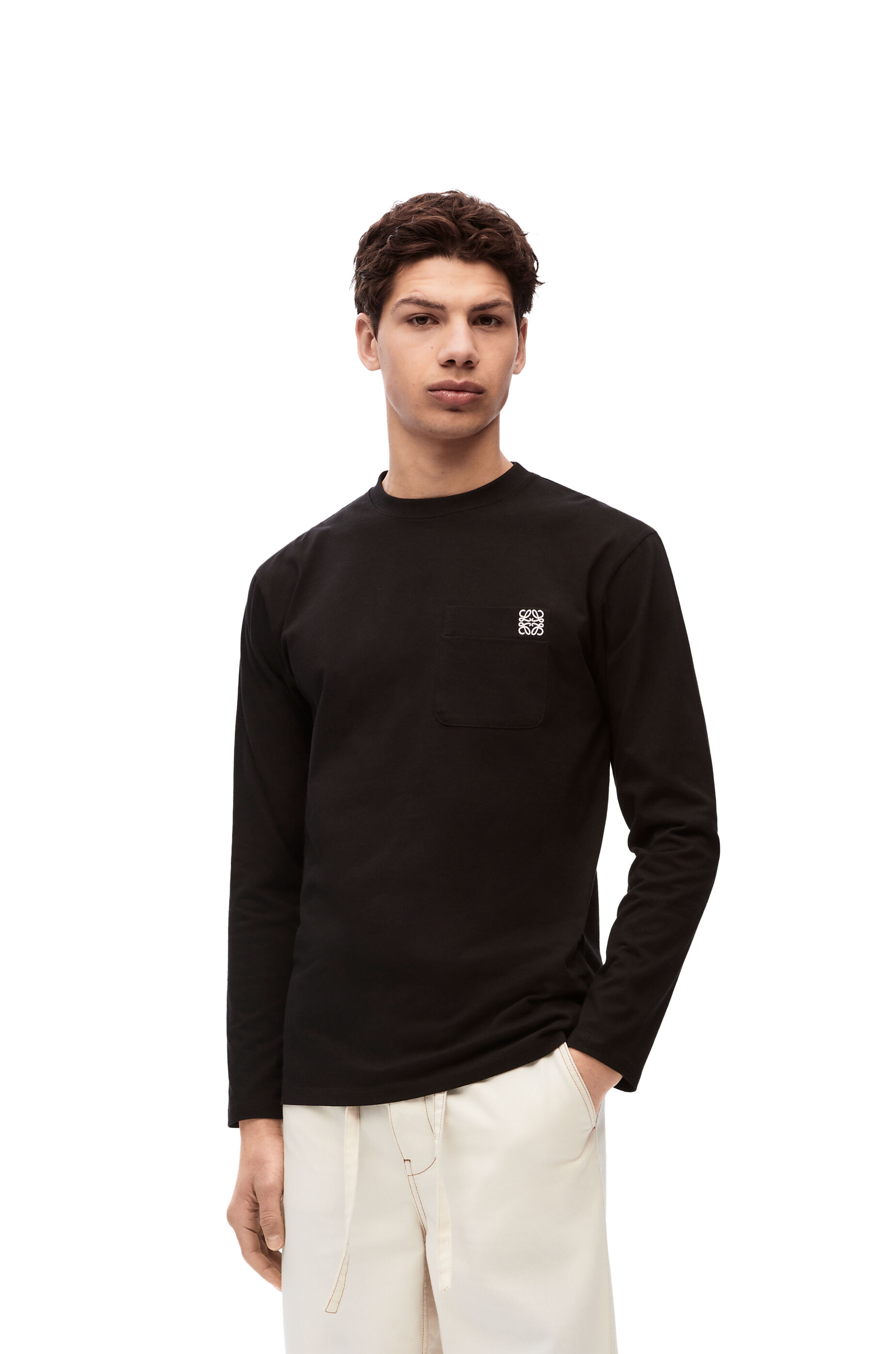 Anagram long sleeve T-shirt in cotton 