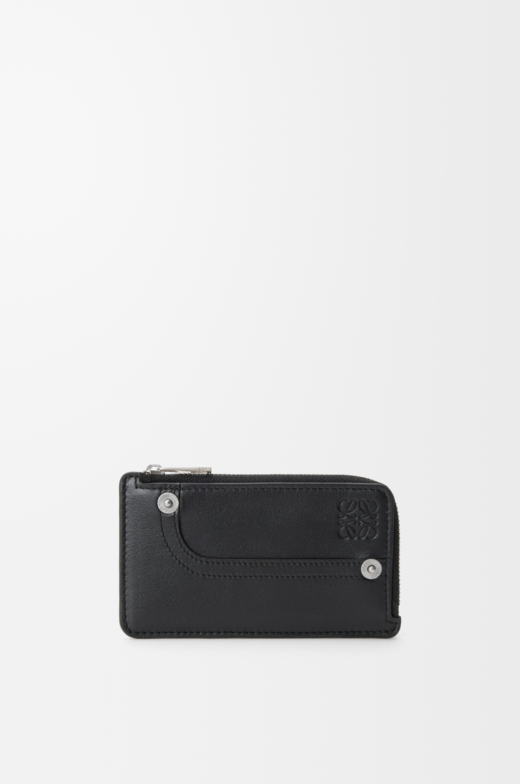 LOEWE Tarjetero-monedero Panta en piel de ternera Negro