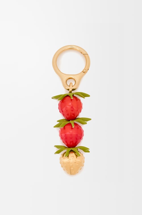LOEWE Strawberry charm  Red/Gold
