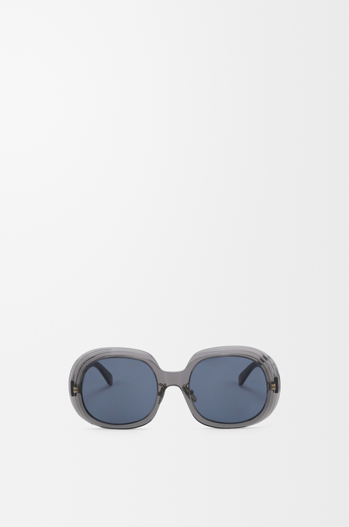 LOEWE Gafas de sol Mini Anagram Steps Square Transparent Asphalt