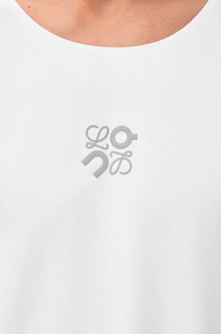 LOEWE Performance tank top in technical jersey White