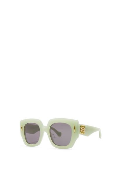 LOEWE Gafas de sol Square Screen en acetato Verde Arcilla/Jade Primaveral plp_rd