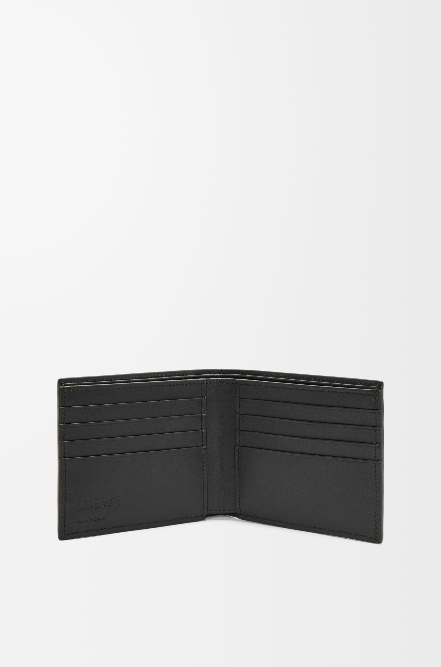 バイフォールド ウォレット（サテンカーフ） ブラック - LOEWE Japan