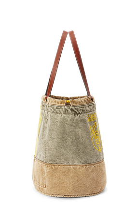 LOEWE Rope tote in textile Yellow/Multicolour plp_rd