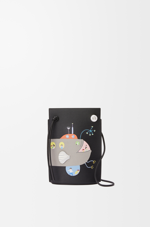 サブマリン ペブル ダイス ポケット（クラシックカーフ） ブラック - LOEWE