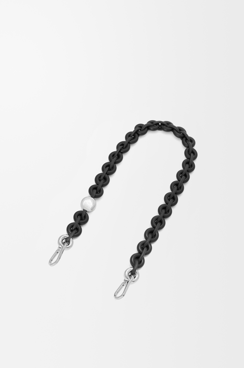 LOEWE Bandoulière chaîne Donut en cuir de veau Noir