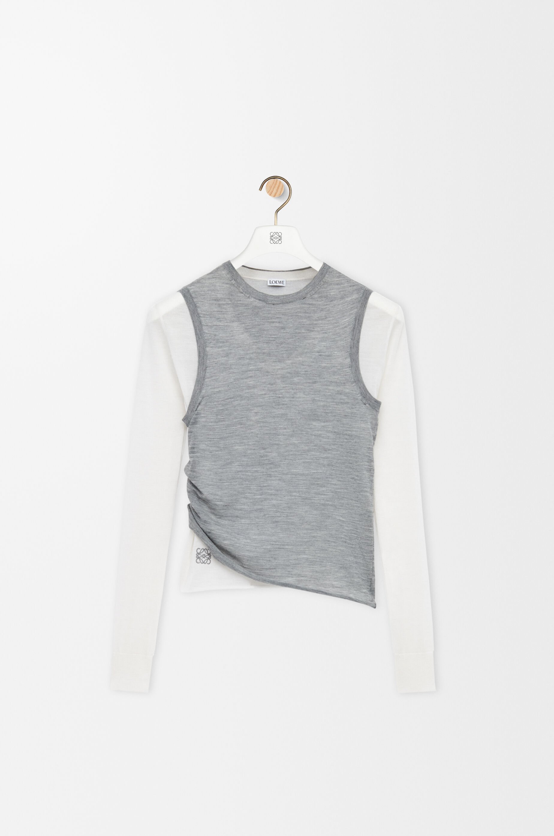 Soft bra in technical jersey Beige - LOEWE