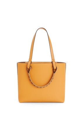 LOEWE Small Anagram Tote in grained calfskin Saffron Yellow plp_rd