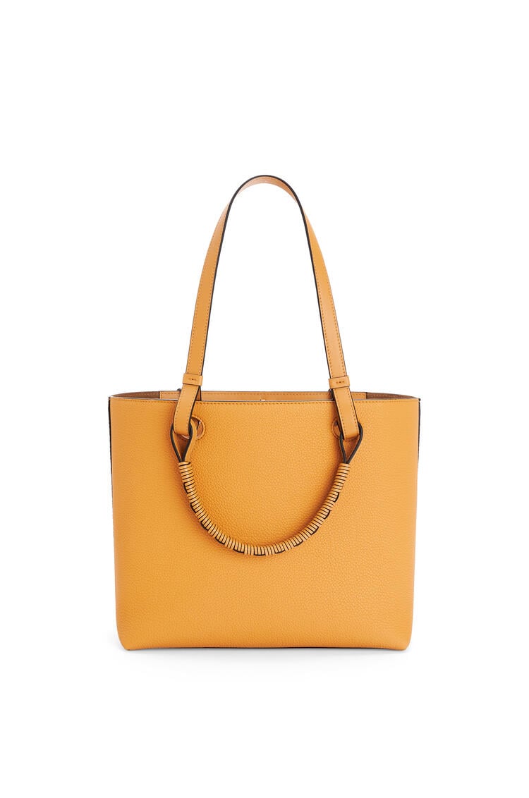 LOEWE Small Anagram Tote in grained calfskin Saffron Yellow pdp_rd