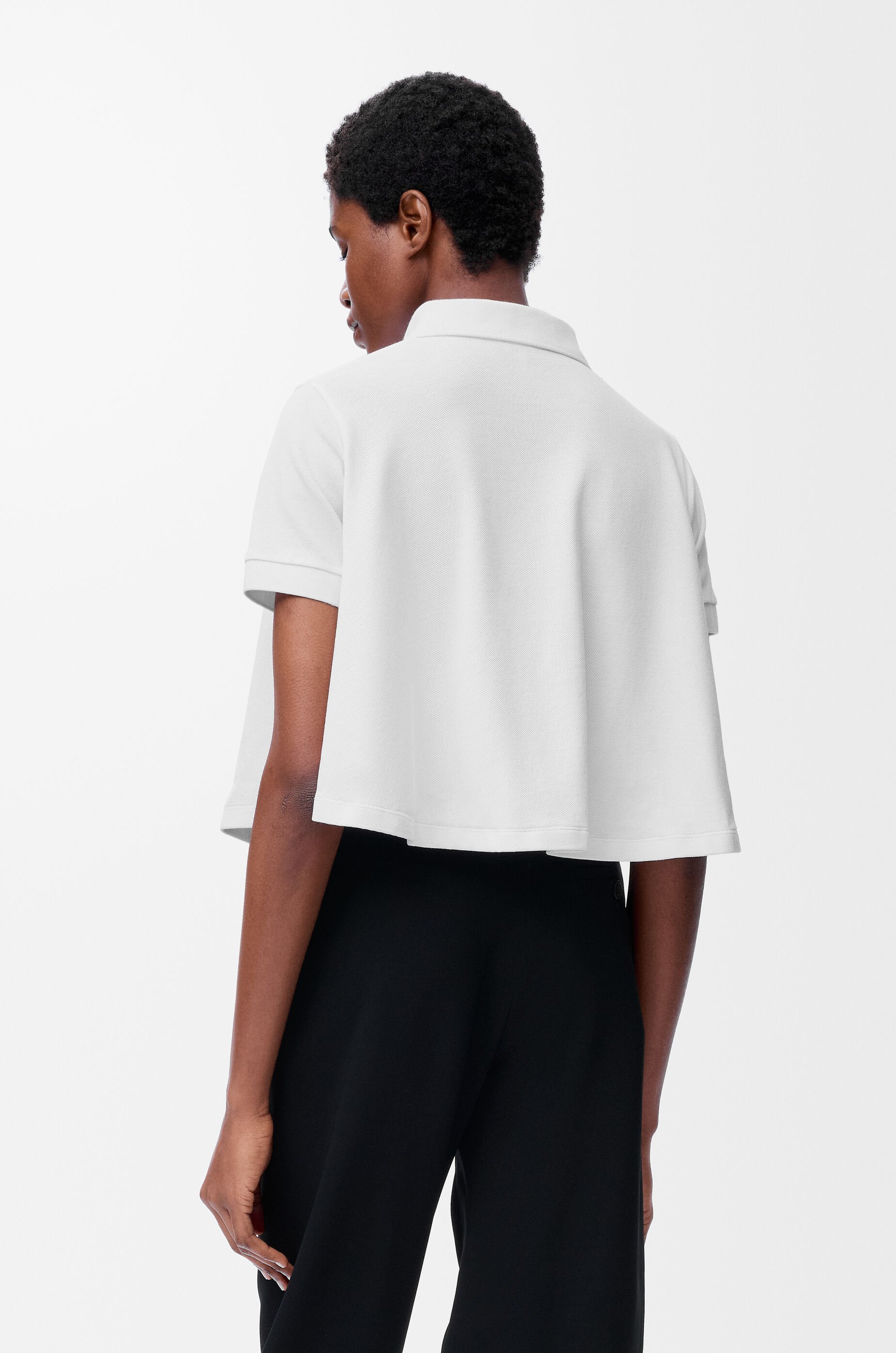 ロエベ ホワイトトラペーズTシャツ トラペーズ ポロ（コットン） ホワイト - LOEWE