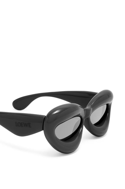 LOEWE Inflated cateye sunglasses in nylon Black plp_rd