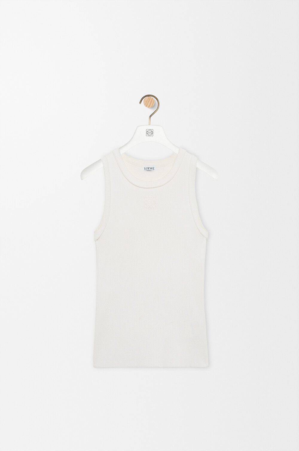 Anagram tank top in stretch viscose White - LOEWE USA Official Website