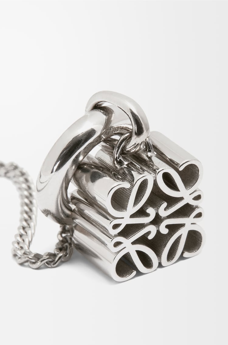LOEWE Anagram pendant in sterling silver Silver