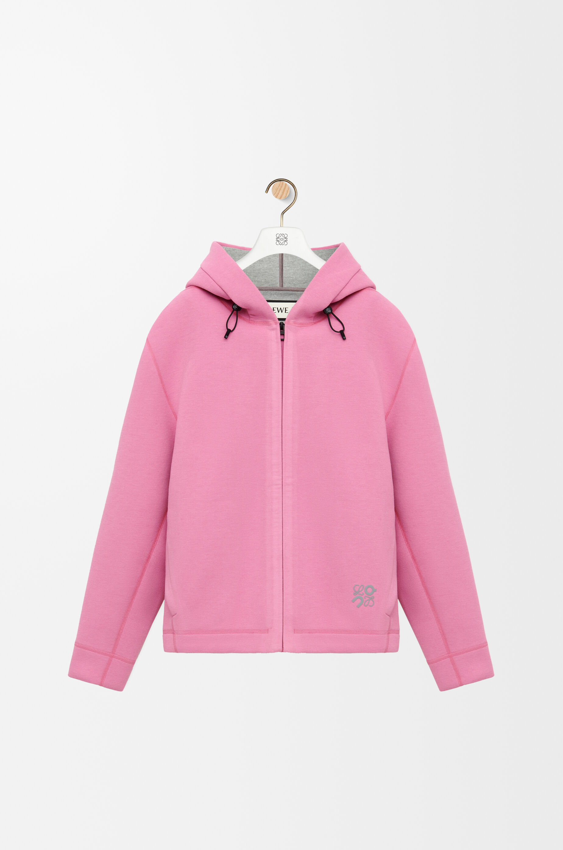 Hoodie in technical jersey Pink - LOEWE