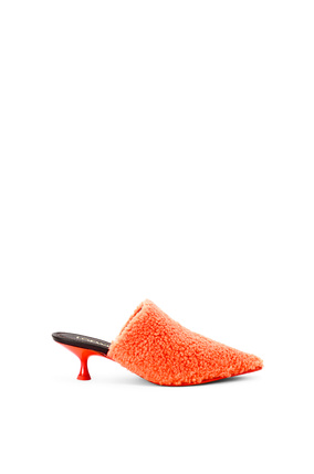 LOEWE Zapato de salón 50 en tejido polar Naranja Neon plp_rd