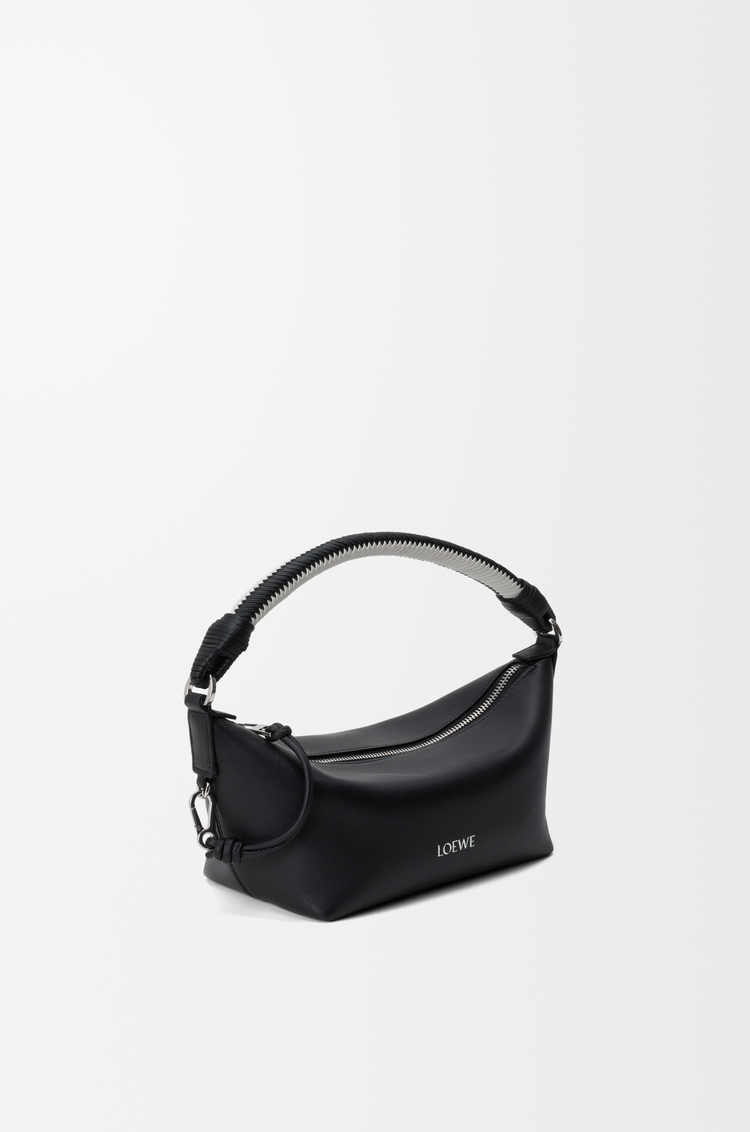 LOEWE Cala mini bag in mellow nappa lambskin Black/Soft White