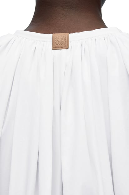 LOEWE チュニック ドレス（コットン） オプティックホワイト plp_rd